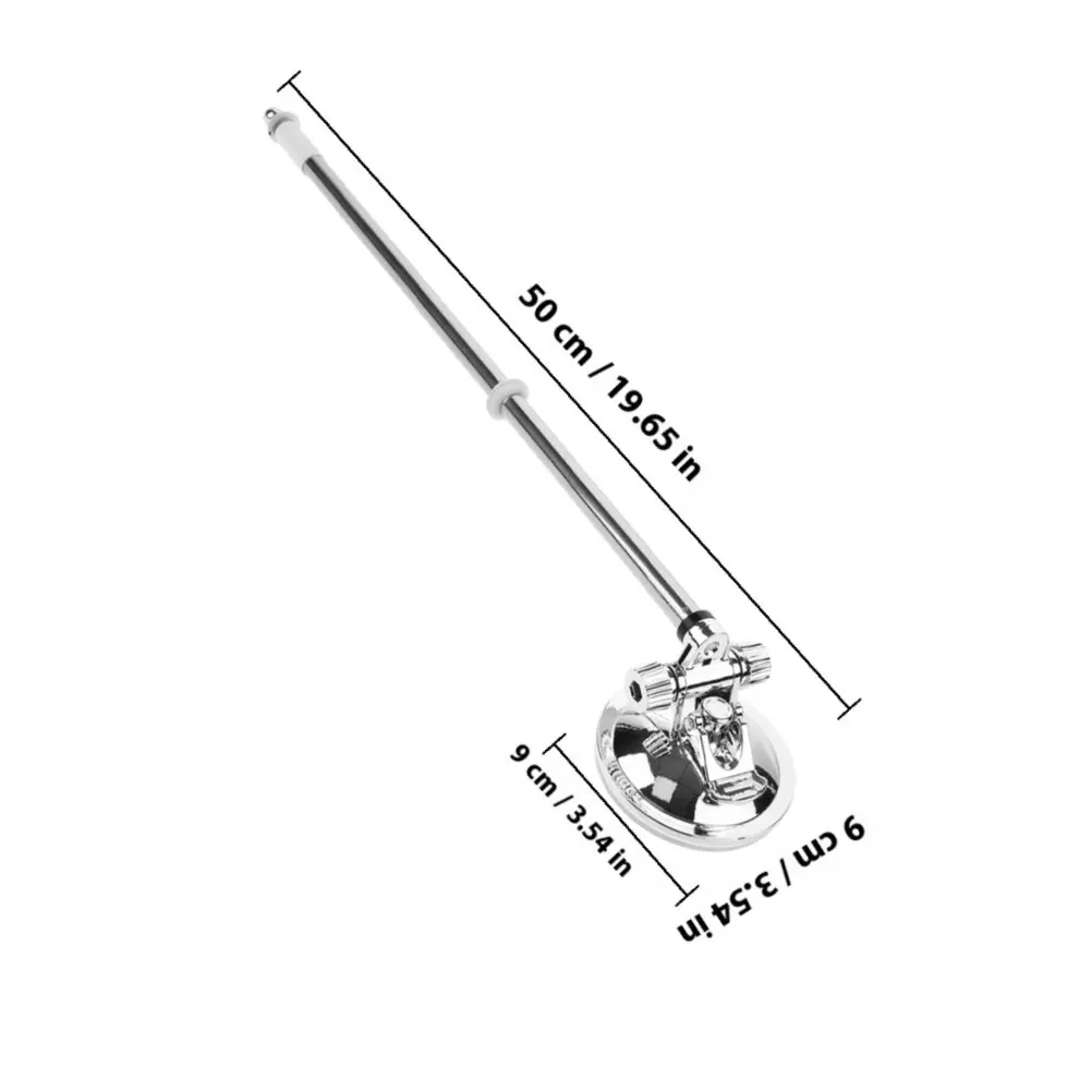 2Pcs Suction Cup Flagpole Car Flagpole Holder Flag Pole Bracket Base Easy Install No Drill No Adhesive for Flags Banner Display - view 2