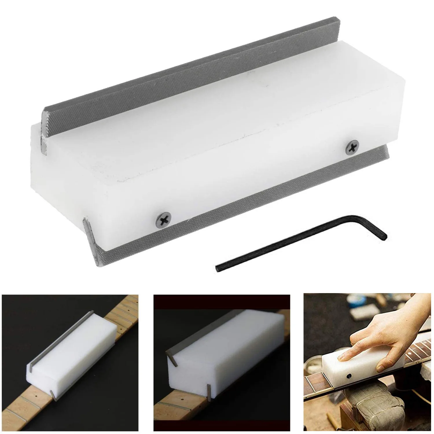 

Инструмент для шлифования ладов электрогитары, бас-гитара, 45-градусный напильник для концов ладов