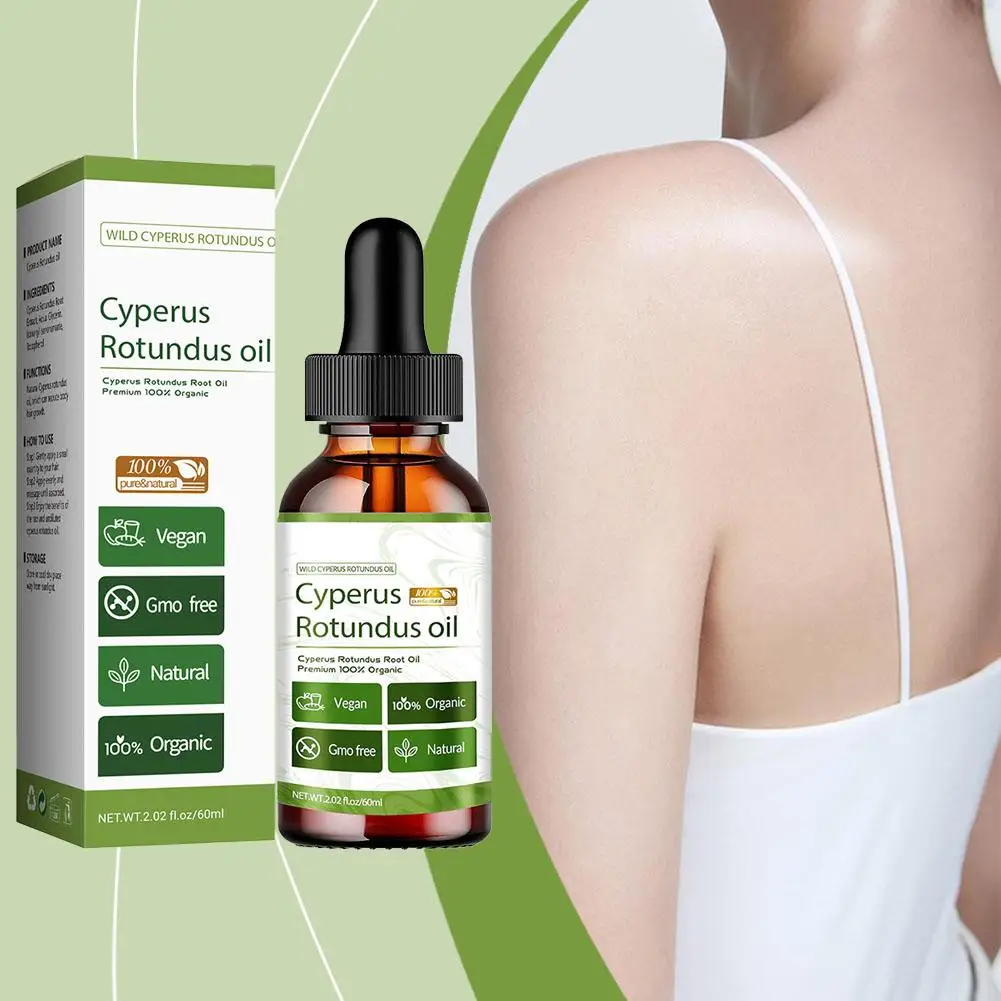 1/2 pçs depilação óleo de cyperus planta óleo corpo hidratante nutritivo calmante óleo de cuidados de remoção de cabelo 60ml