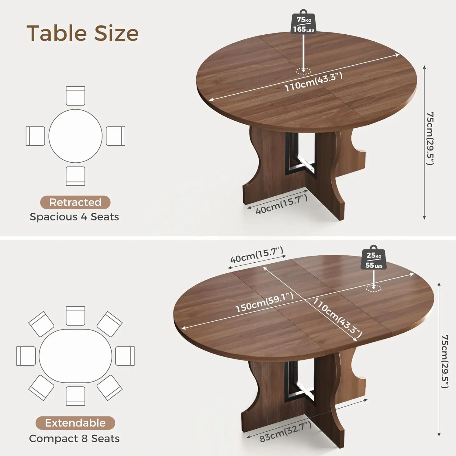 Thumbnail 2 - #1 Trending Extendable Dining Tables Right Now