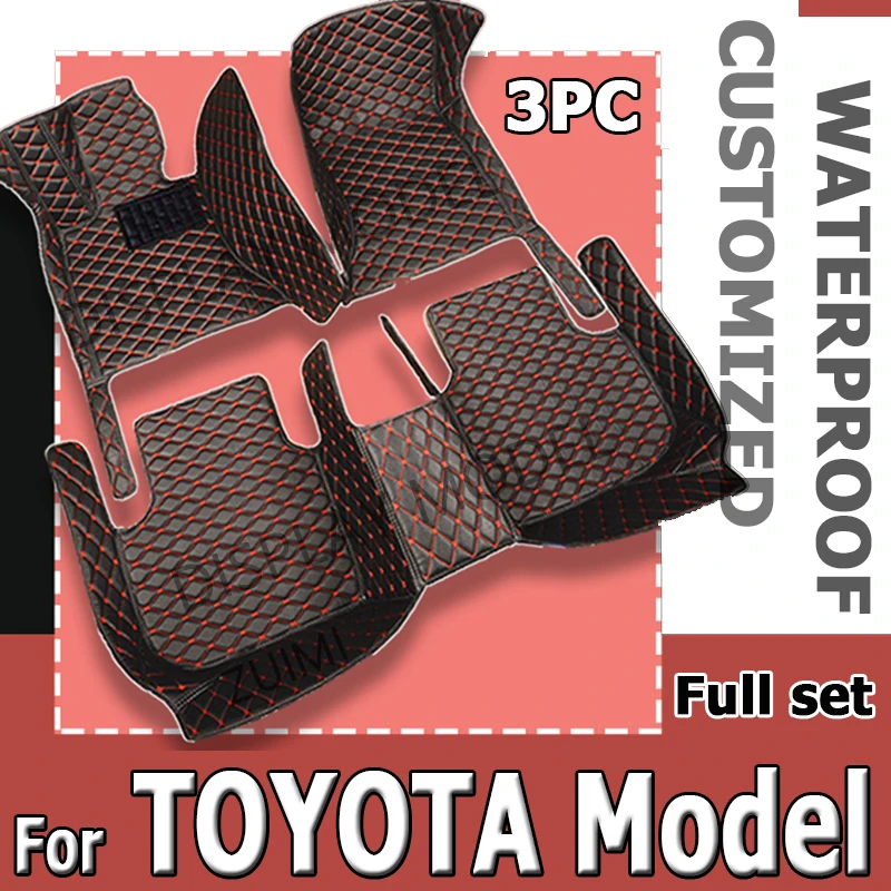 

Car Floor Mats For TOYOTA Avalon Avensis Allion Auris Hybrid Crown RAV4 (2door) RAV4 Ⅲ CA30 RAV4 Ⅳ CA40 Car Accessories