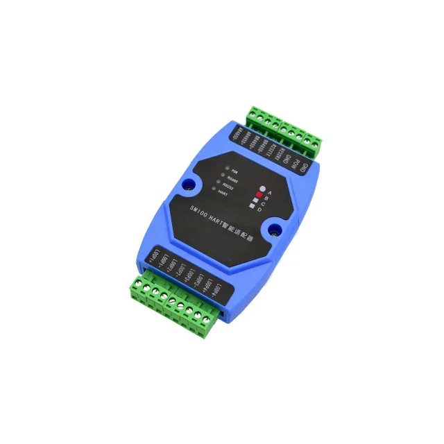 HART to MODBUS Supports simultaneous connection of multiple HART protocol intelligent instruments RS232+RS485 interface SM100-B