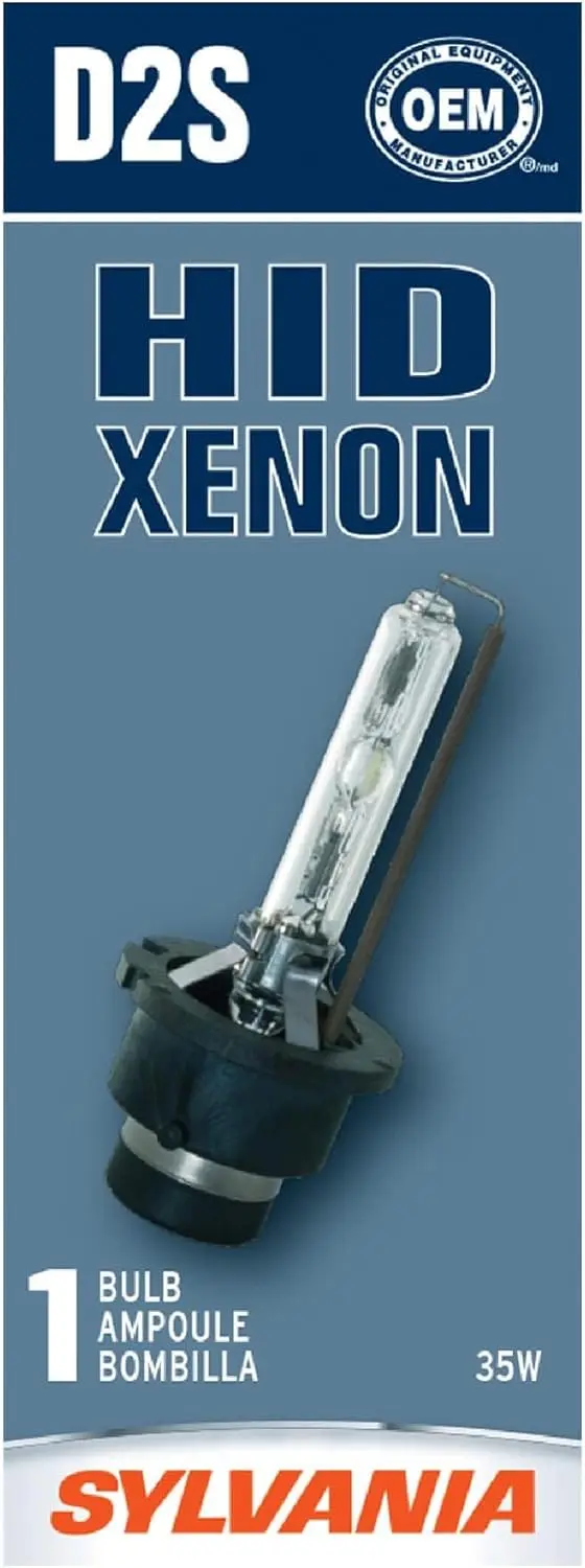 

Высокопроизводительная лампа D2S HID для фар — яркая, белая, долговечная, энергоэффективная замена галогенным лампам