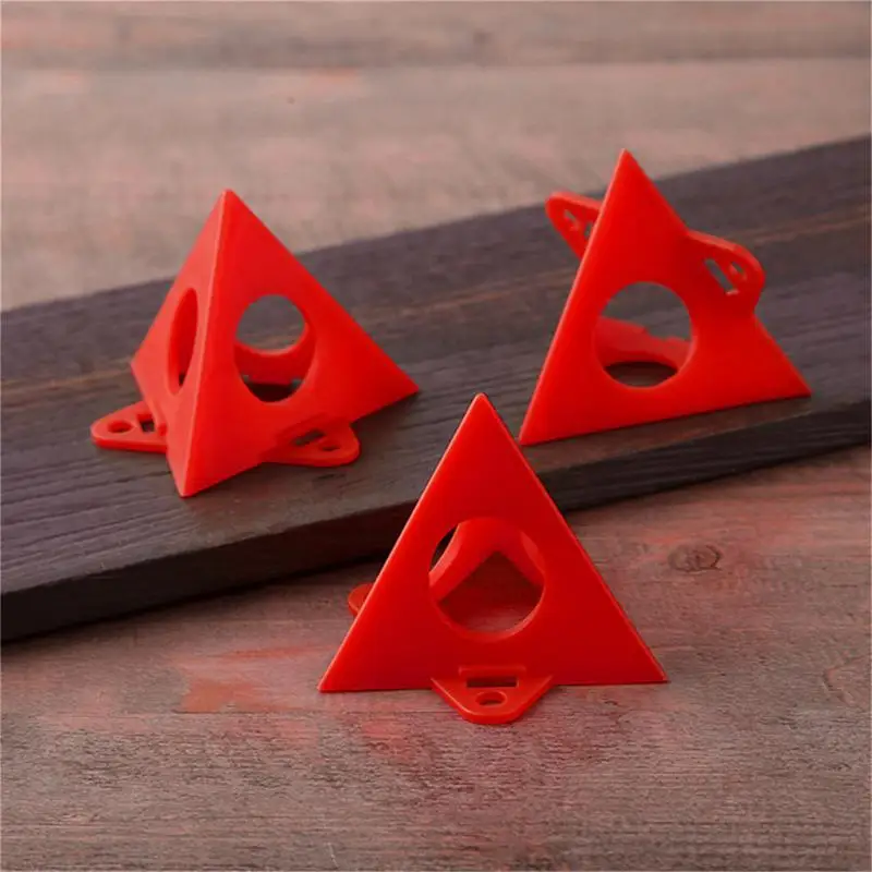 10pcs Mini Paint Pyramid Stands Set Woodworking Tools Triangle Paint Pads Feet For Carpenter Woodworking Accessiores Tool Kit