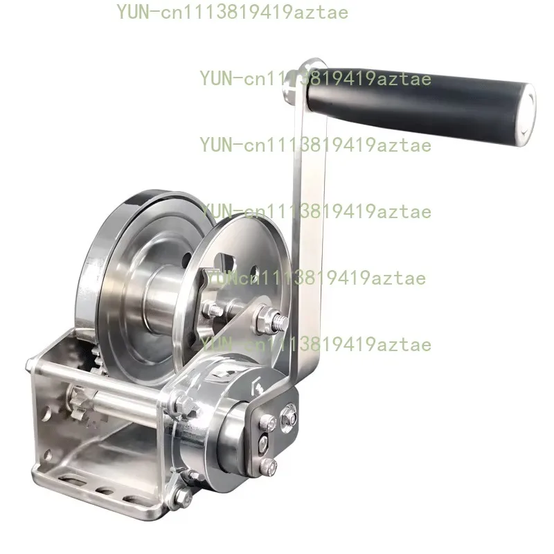 304 Stainless Steel Two‑Way Self‑Locking Manual Hand Crank Winch Replacement Accessory
