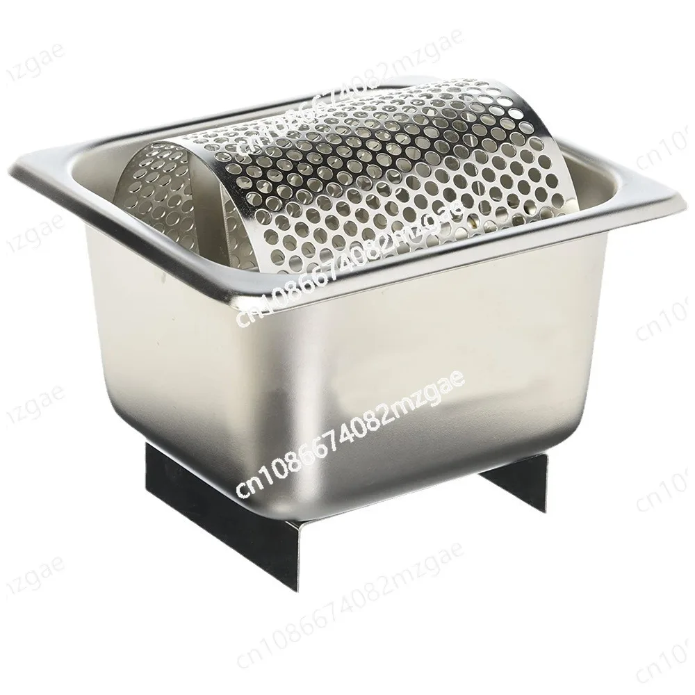 

Burger Shop Butter Roller with Stand Foot American Style Stainless Steel Tool for Professional Burger Preparation