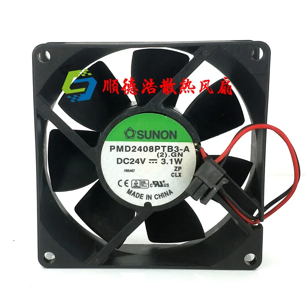 

Ltsf For SUNON PMD2408PTB3-A DC 24V 3.1W 80x80x25mm 2-Wire Server Cooling Fan8cm