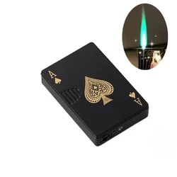 New internet celebrity personality and creativity unique poker lighter metal inflatable lighter gift for boyfriend small too