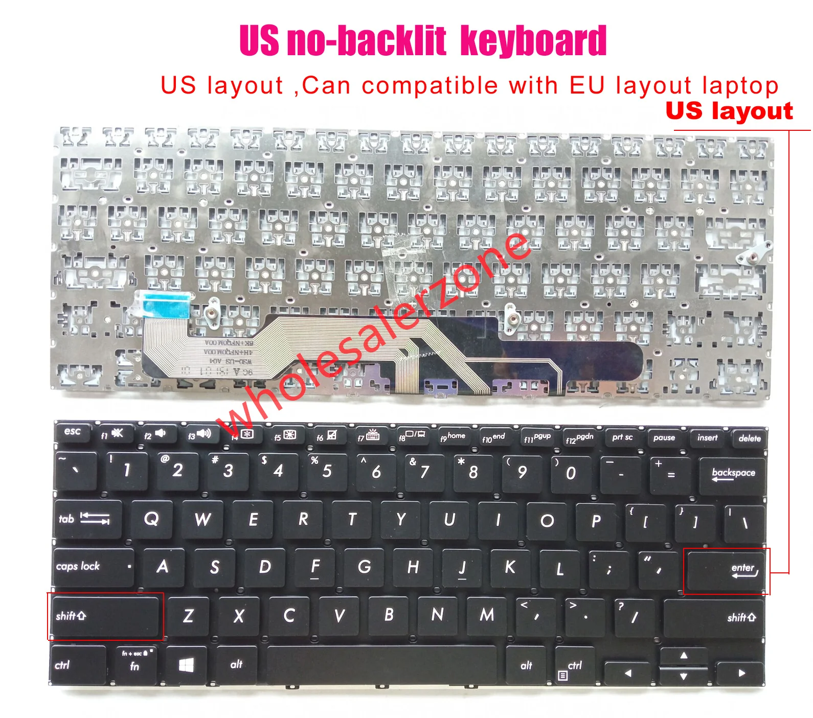 Nouveau clavier d'ordinateur portable américain pour Asus ZenBook Fip UX362 UX362FA Q326 Q326F Q326FA série ordinateur portable