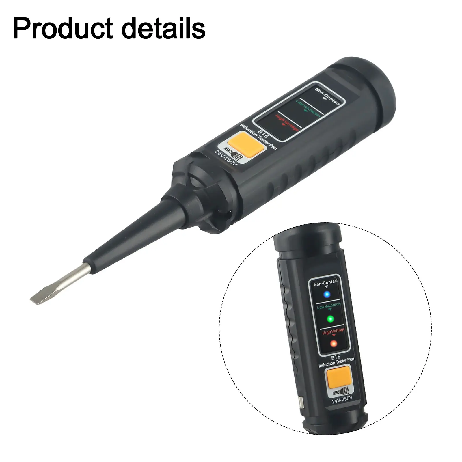 B15 Induction Test Pen Color Light Circuit Detection Disconnection TestPen High Brightness Color Light Test Pen Tools