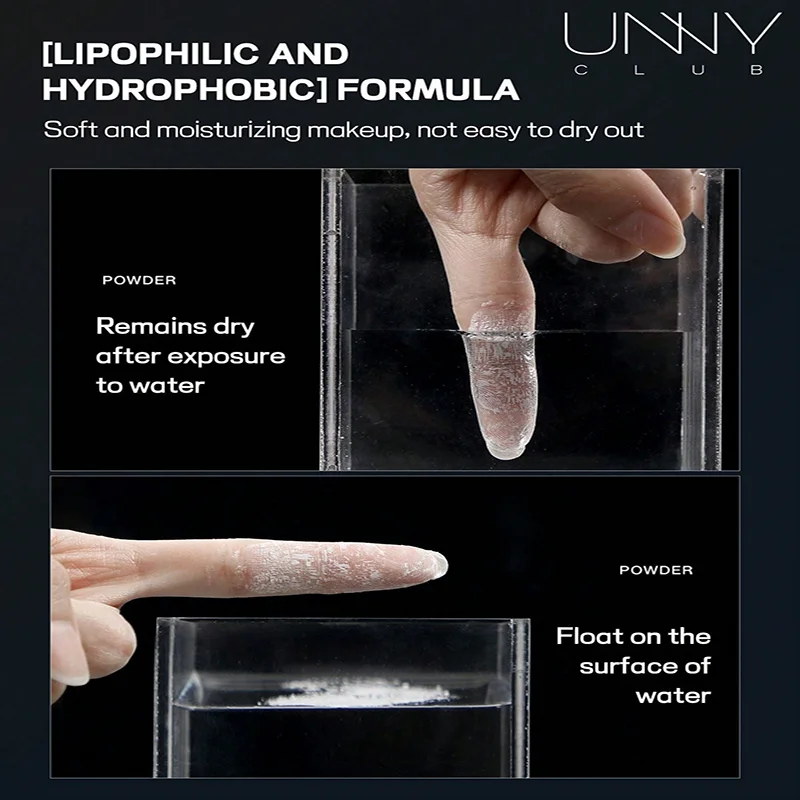 Polvo suelto de ajuste de alta definición, niebla mate, control de aceite de larga duración de 12H, efecto de enfoque suave y ligero para máscara de línea fina