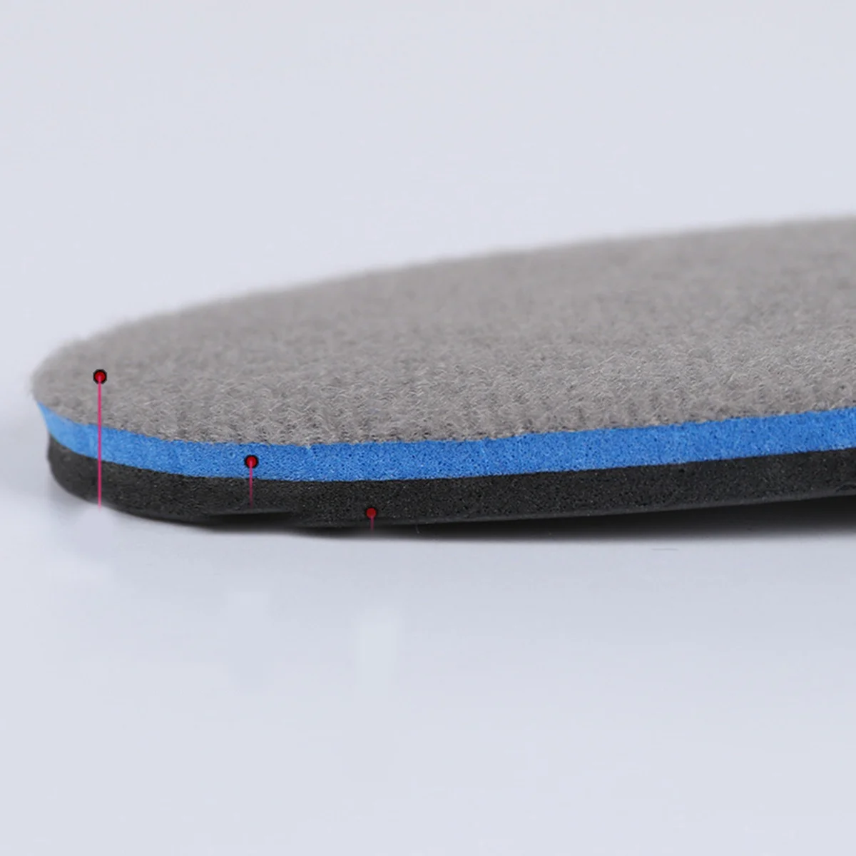 

Pair Orthotic Arch Support Insoles Size L Dark Blue Perfect Fit Flat Foot Cushioning Shoe Inserts Foot Pain Relief Breathable