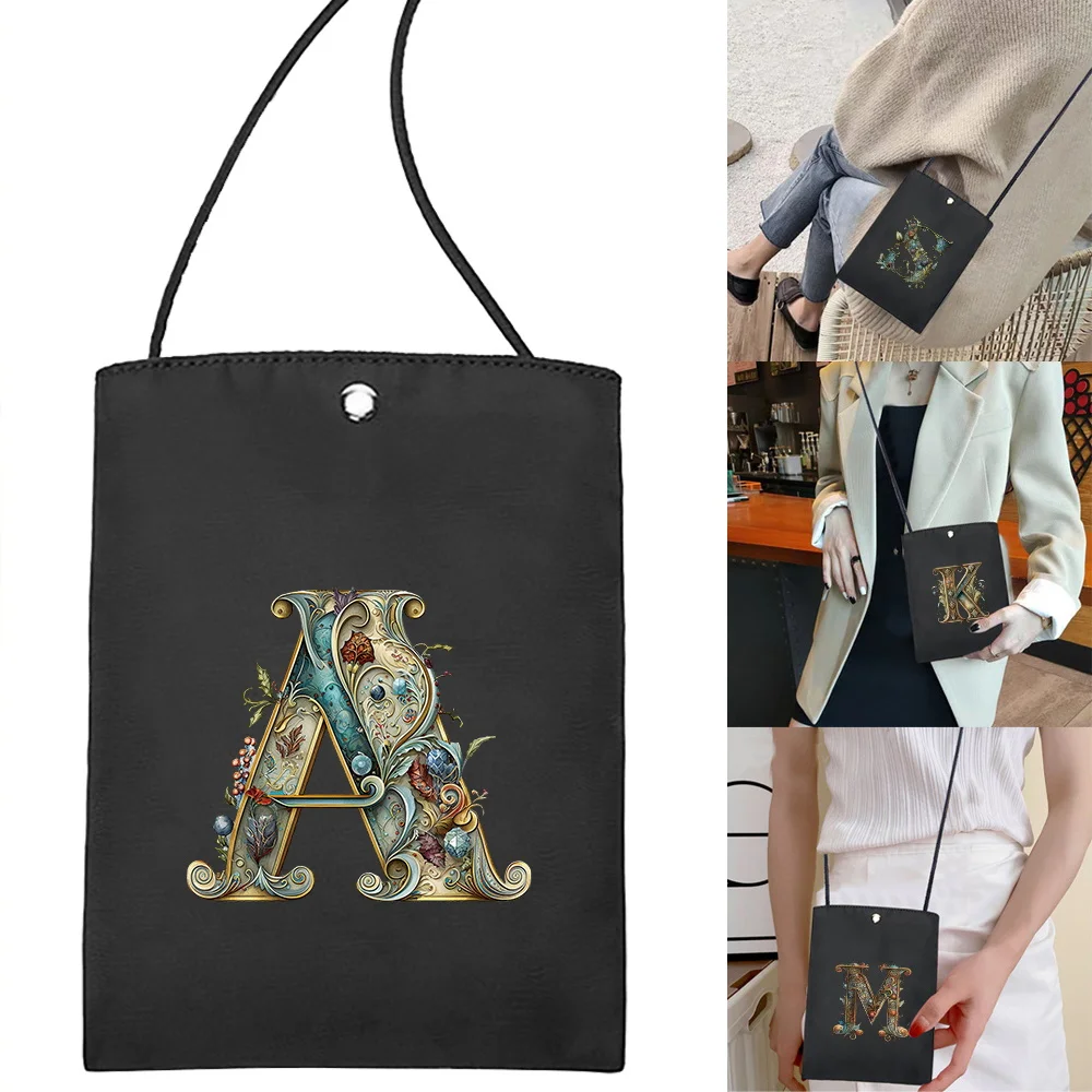 Mobile Phone Pack Single Shoulder Bag Luxury Design Crossbody Bags Simple Portable Fashion Cell Phone Bag Graphic Letter Series