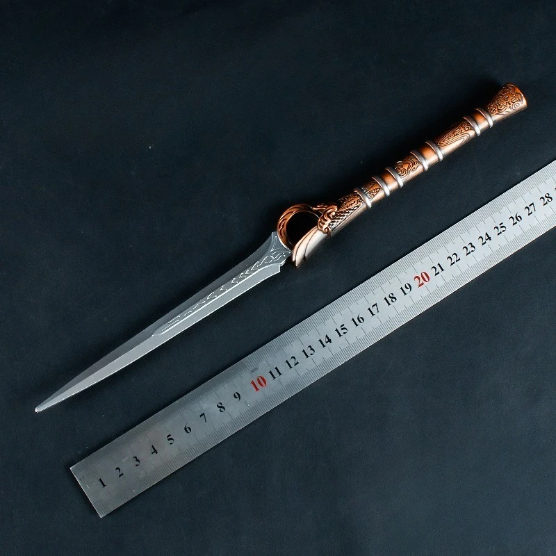 30 cm periféricos de jogo chinês su chang rio faca armas modelo colecionável ornamentos mesa criativo presentes aniversário menino brinquedo