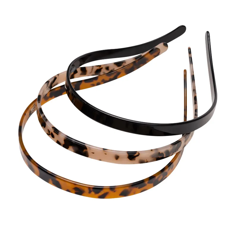 New Trendy Sunglasses Frame Shape Acetic Acid  Hairbands For Women Toothed Headband Anti-slip Hair Hoop Fashion Hair Accessories