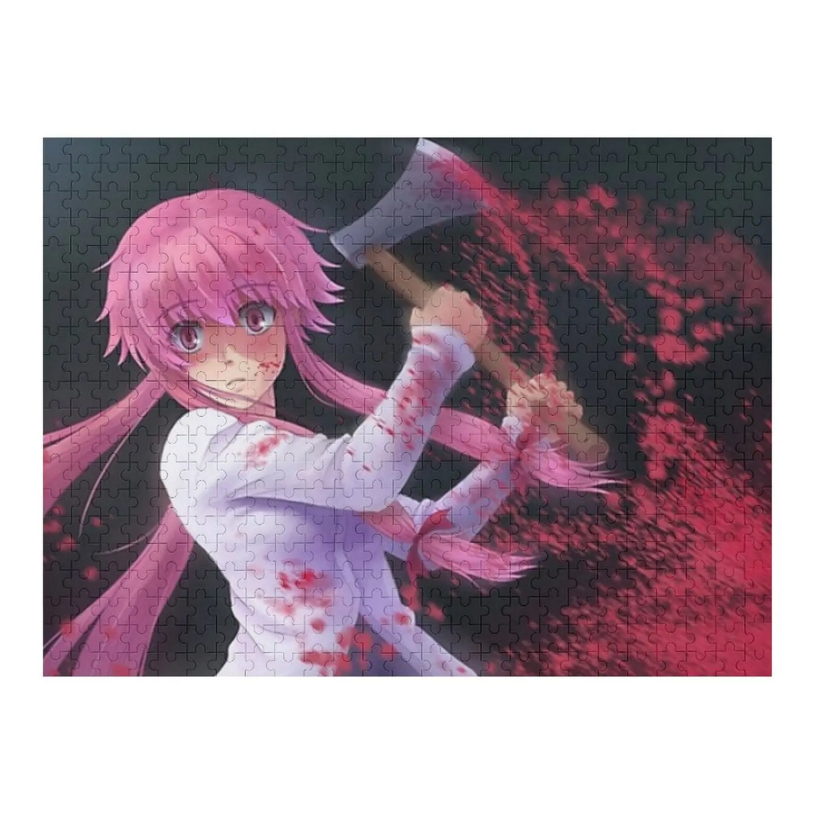 

Mirai Nikki Yuno Gasai головоломка деревянный декор картины лес для взрослых детские игрушки на заказ головоломка