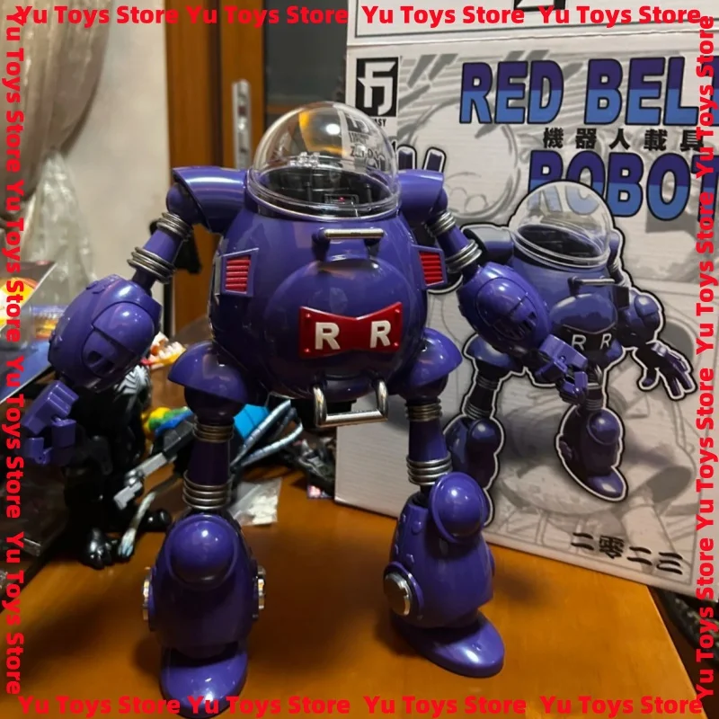 En stock 32 cm Dragon Ball Fj modèle ceinture rouge Robot armée en soie rouge Robot alliage peut transporter poupées bureau cadeau Kit de Garage