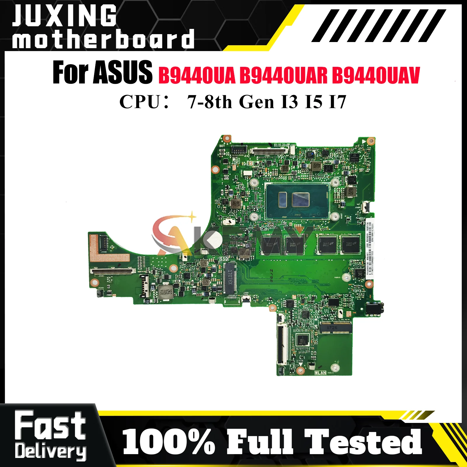 

B9440UA Laptop Motherboard For ASUS ExpertBook B9440UAV B9440U B9440UAR B9440UA Mainboard With I3 I5 I7 CPU 100% tests OK stk