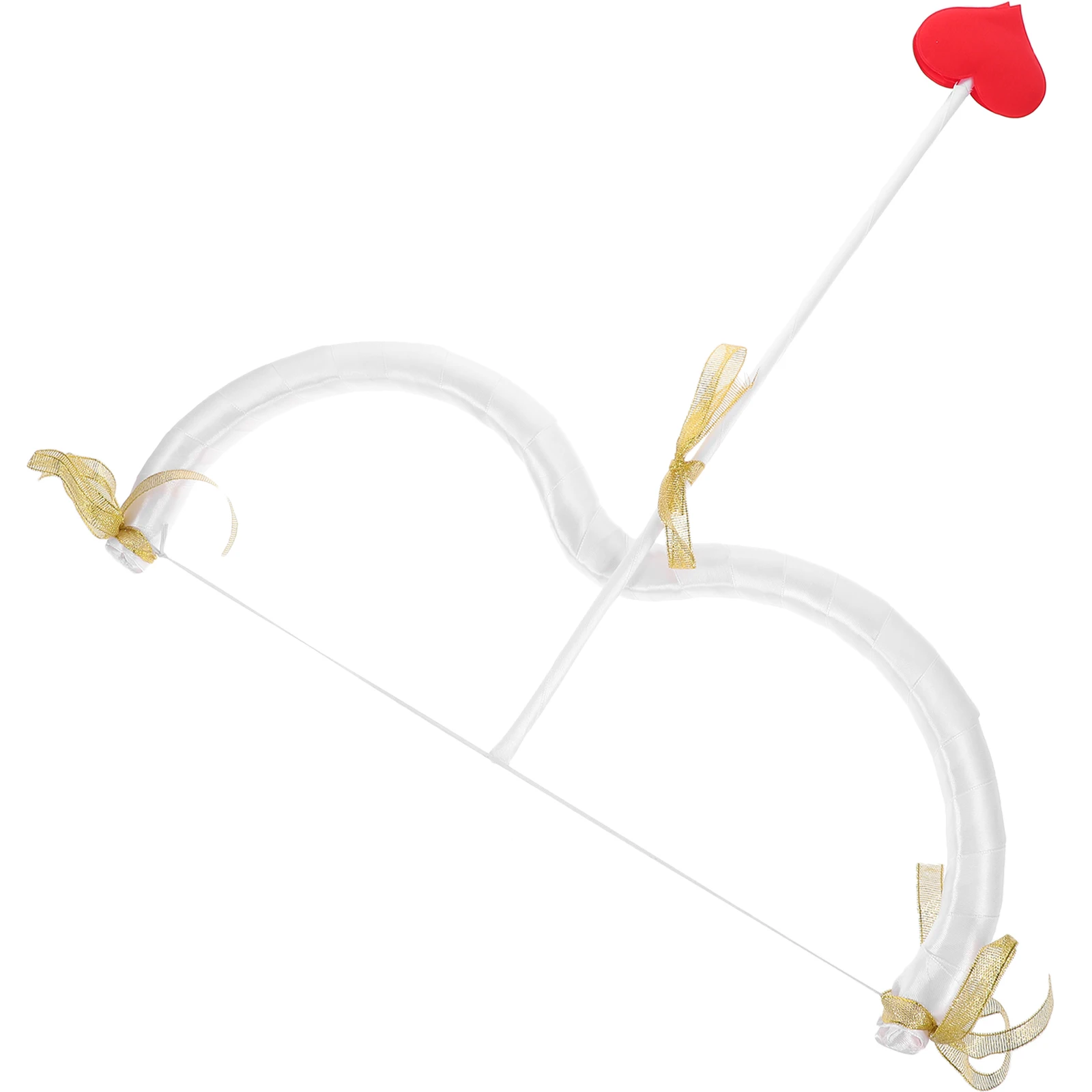 Conjunto de disfraz de Cupido con flecha de lazo para fiesta de San Valentín, traje para mujeres y hombres, accesorio para actuación en escenario, Idea de regalo