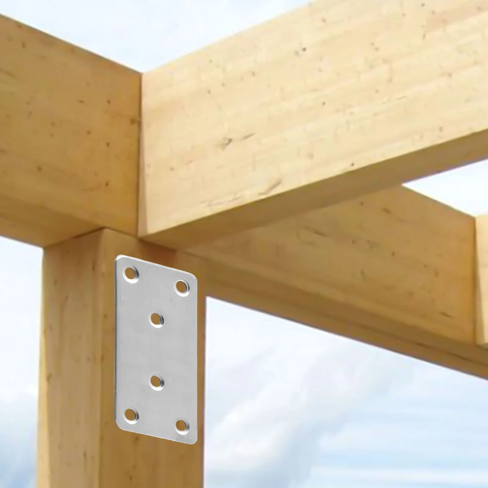 Metal Brackets Joining Plates Strong Load-Bearing Versatile Metal Brackets Easy To Install Long-lasting Performance