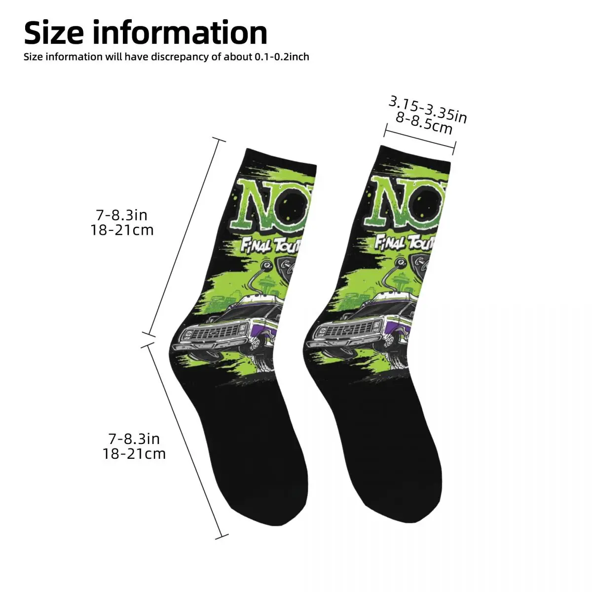 Winter Warm Harajuku Men\'s Women\'s NOFX Socks Non-slip Basketball Socks