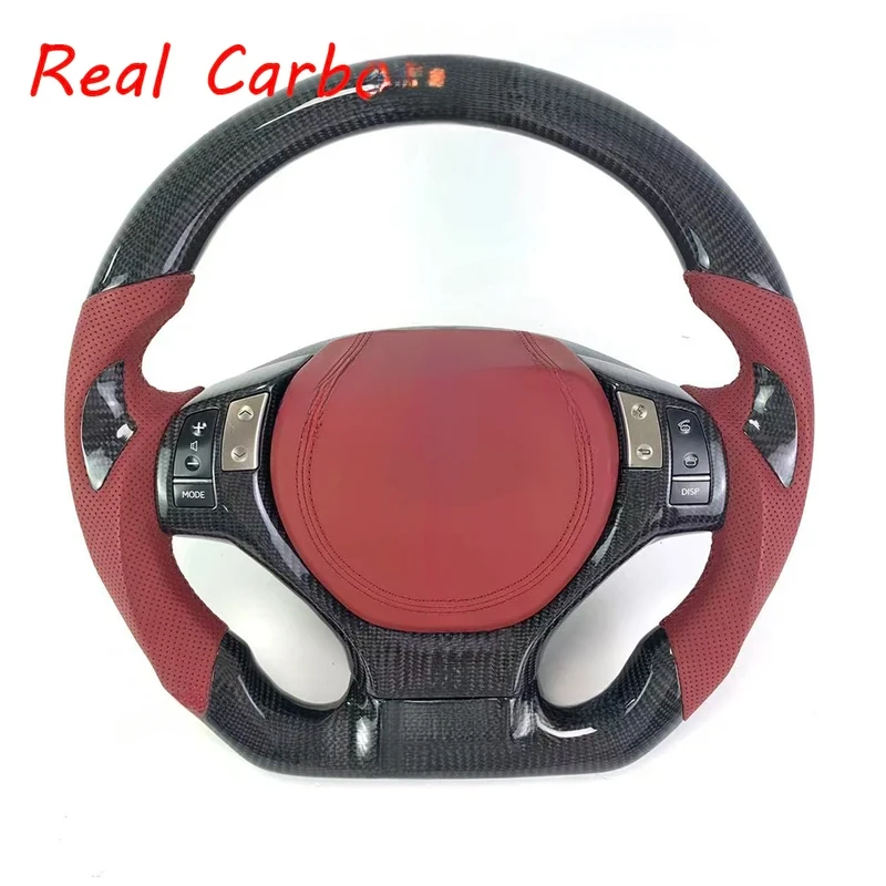 For Lexus NX200 NX300 IS200 IS250 RC300 ES 2015-2024 Durable Carbon Fiber Steering Wheel Custom Made