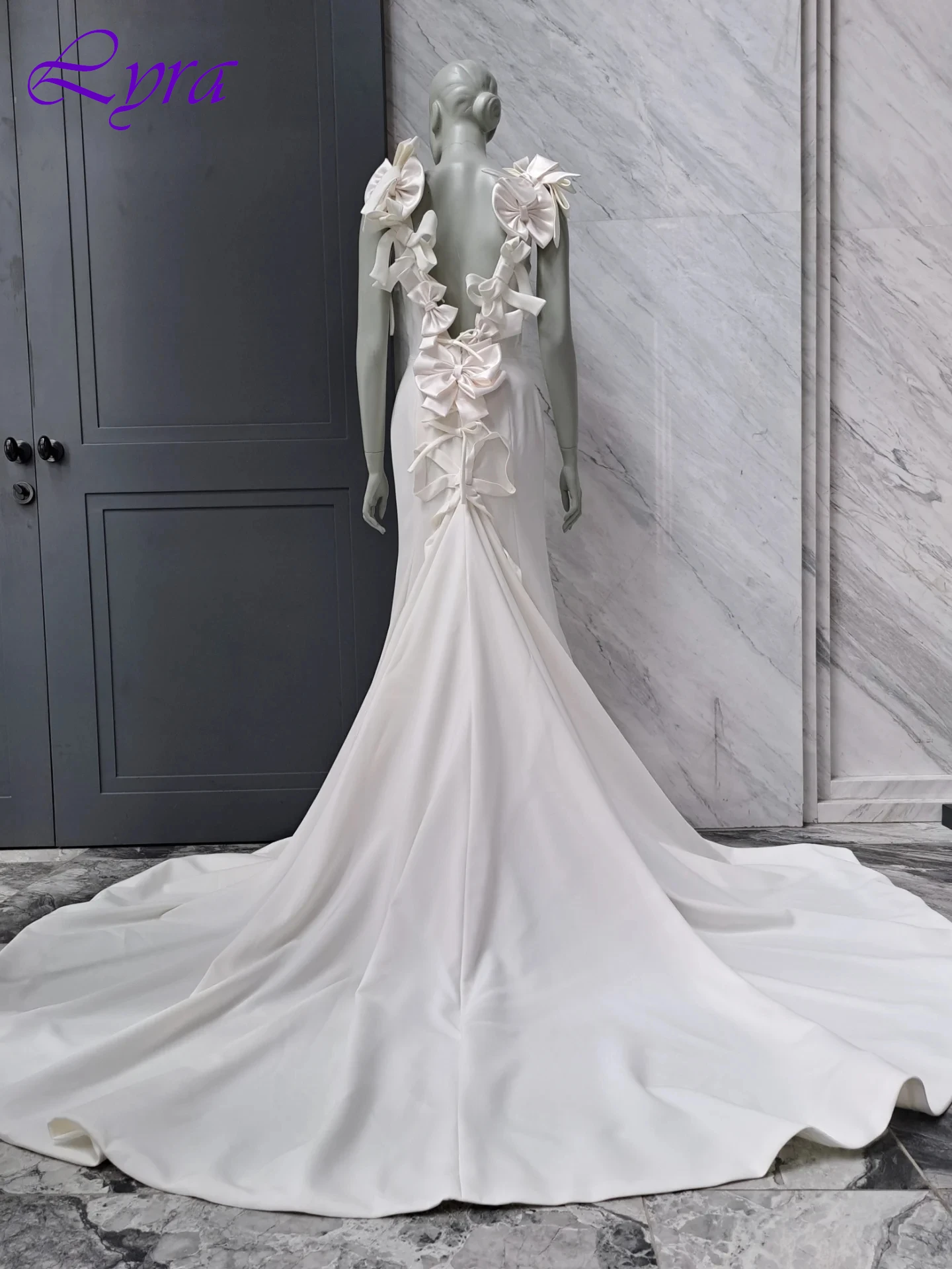 Customized Mermaid Crew Neck Sleeveless Elegant Evening Dress Delicate High Quality Bespoke Occasion Gowns Fashion Prom Dress