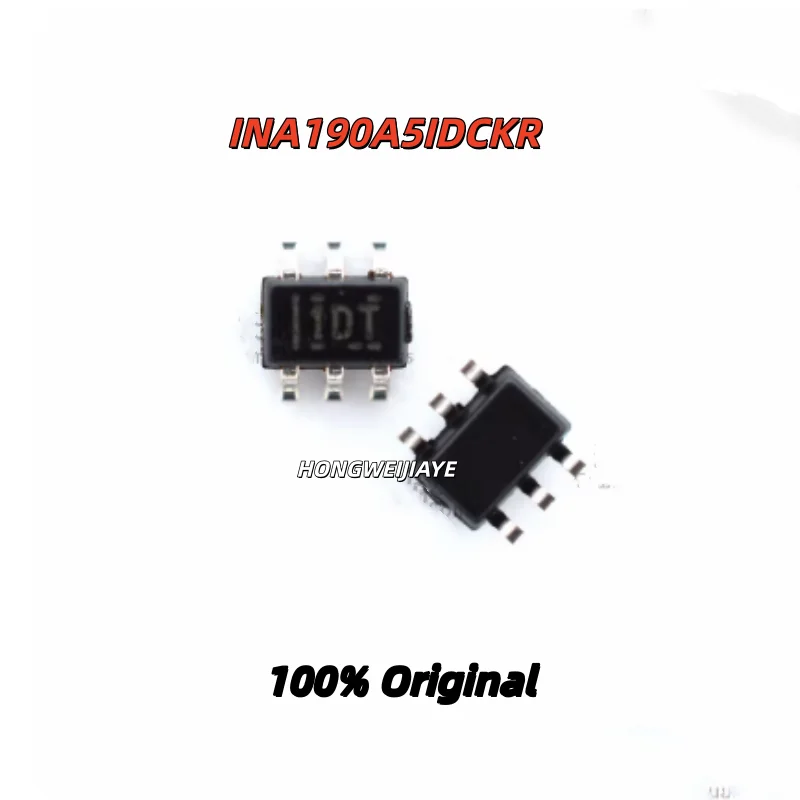 

5PCS 100% New INA186A4IDCKR 1EA INA212BIDCKR SEC INA190A5IDCKR 1DT SC-70-6 SOT-363 Brand New Original Chips ic