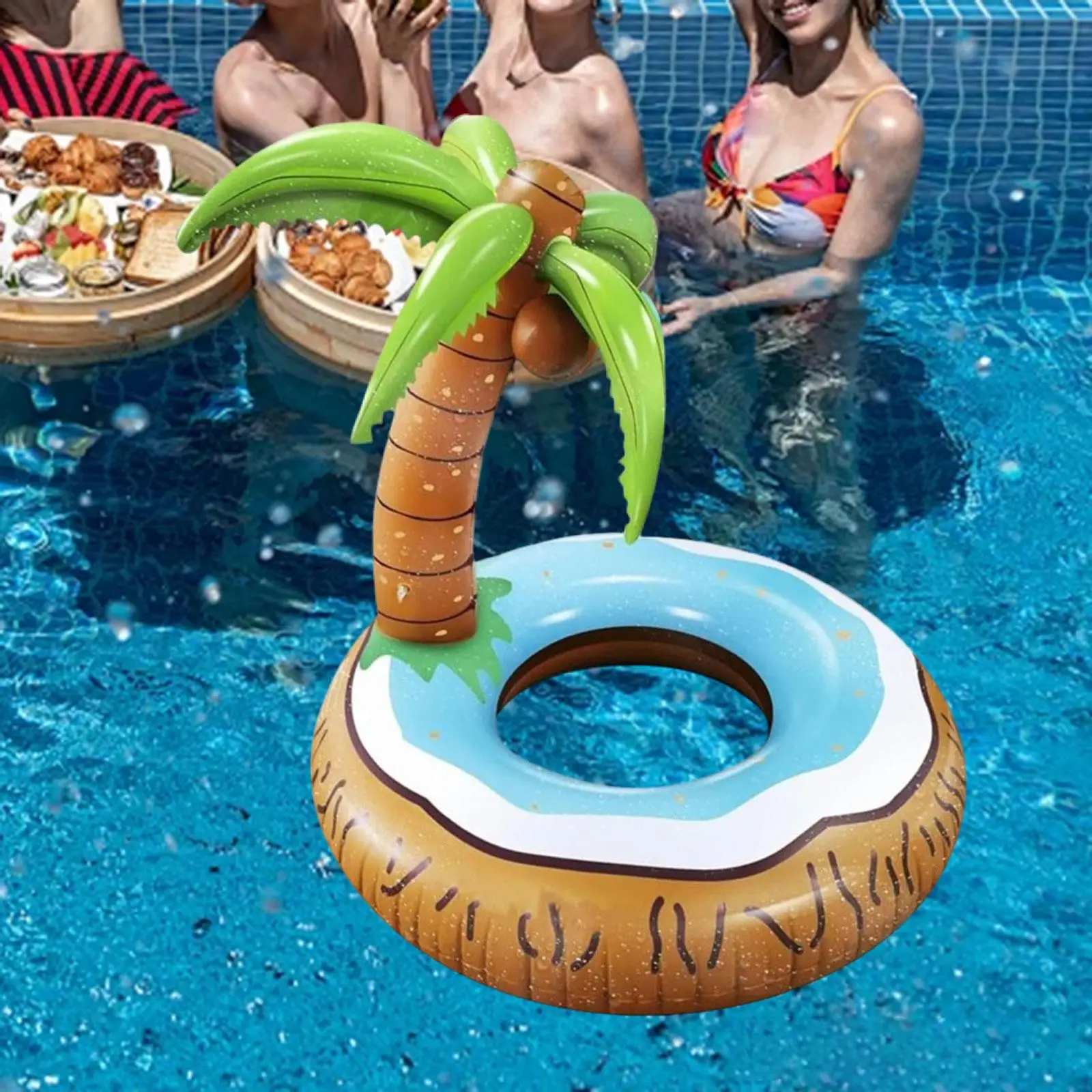 Opblaasbare zwembadvlotterdecoratie Opblaasbare hangmat voor feesten Zomermeer