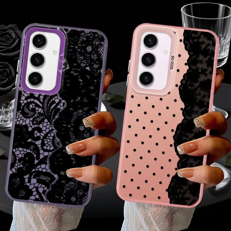 Trendy Floral Patterns Case for Samsung Galaxy A14 A56 A32 A36 A17 A52 A16 A34 A23 A71 A12 A54 A13 A72 A25 A73 Phone Cover