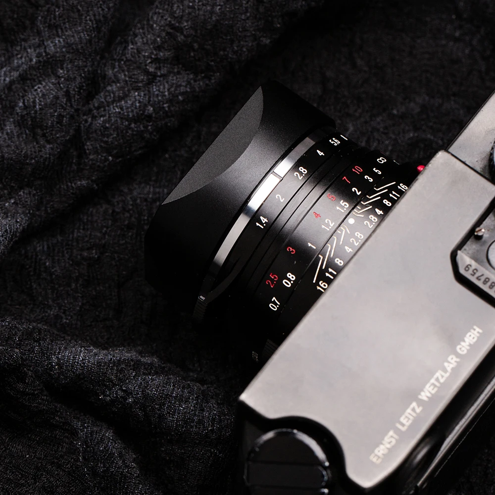 LH-12 Replaces Metal Lens Hood Shade for Voigtlander NOKTON Vintage Line 35mm F1.5 TYPE I II Lens Hood with Cap Lens Hood