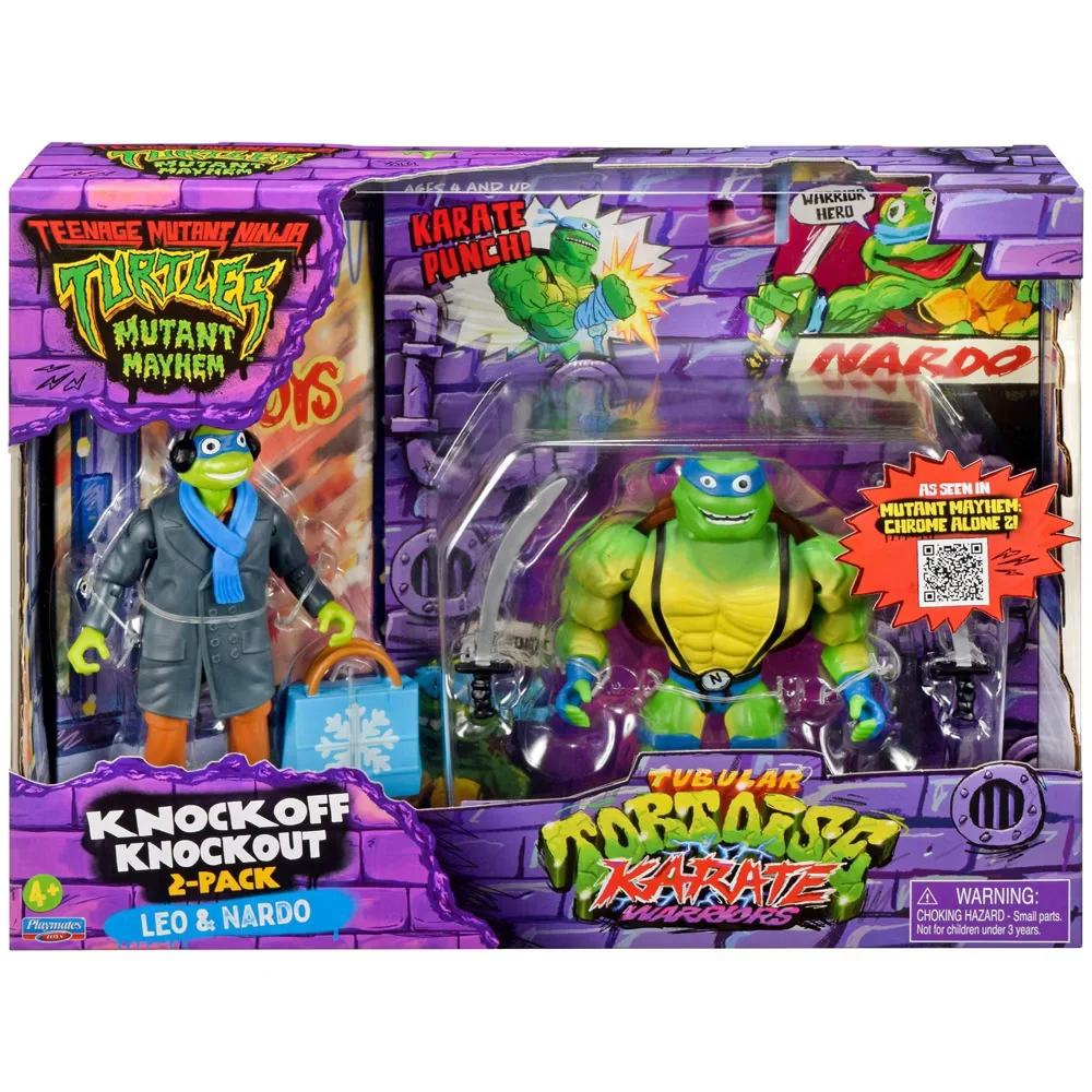 ชุดของเล่นฟิกเกอร์แอคชั่นสั้นจากภาพยนตร์ ลีโอ แอนด์ นาร์โด ราฟ แอนด์ ราล์ฟ มิคกี้ แอนด์ มาร์ค ดอนันด์ แดนนี่ ชุด 2 ตัว