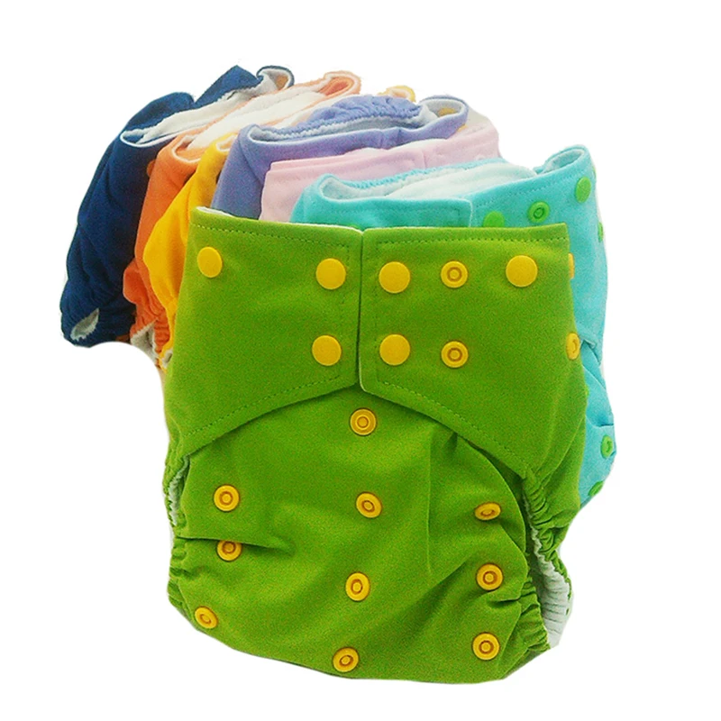 

1 шт. многоразовые тканевые подгузники, детские экологически чистые современные впитывающие тканевые подгузники, регулируемый размер для детей от 3 до 15 кг с 2 вставками