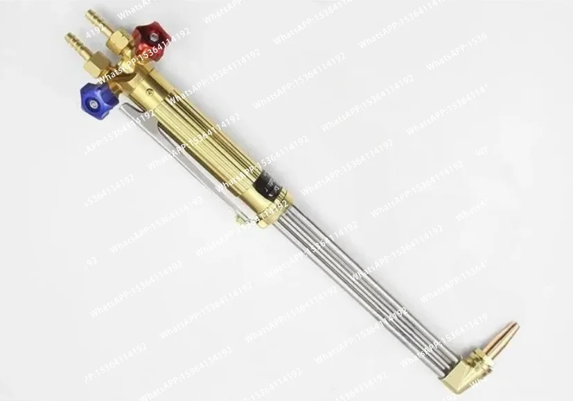 Antorcha de corte de gas con presión equilibrada, oxígeno+acetileno/propano, pistola de corte de alta potencia, longitud 50 cm