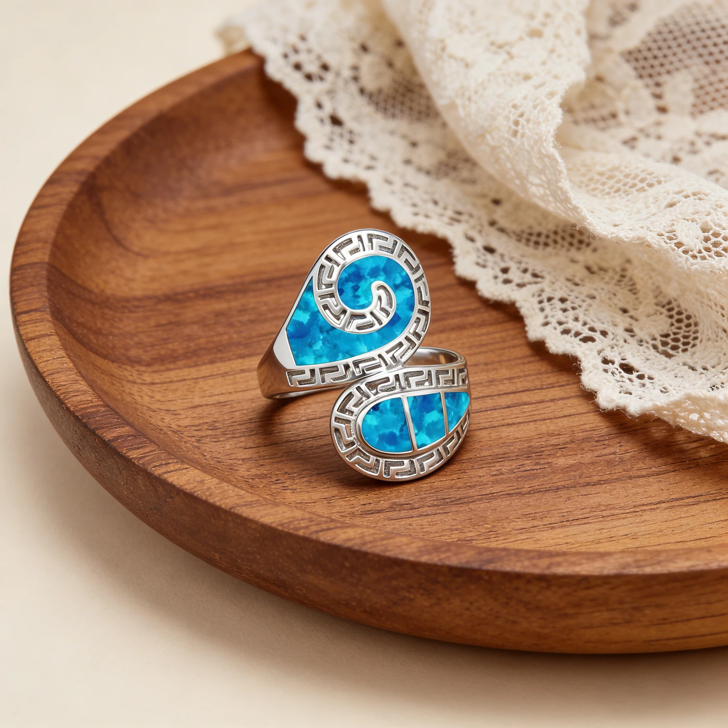 Elegant Luxurious White Fire Opal Bar Ring,Fined Jewelry Piece for Daily Wear,Perfect Rings Gifts for Her on Special Occasions