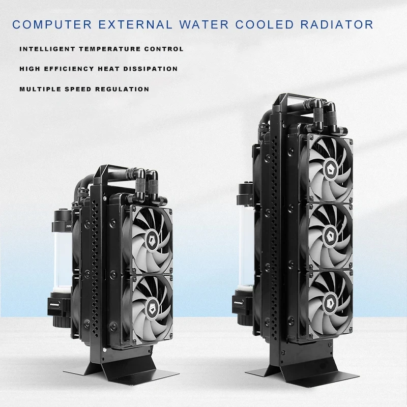 Dual radiator external water cooling combination, ENERMAX pump and reservoir water cooling kit. 240 and 360 radiator .