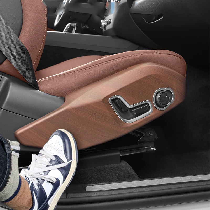 

For Volvo XC60 xc90 S60 v90 V60 S90 modified seat side adjustment panel decorative frame anti kick cover