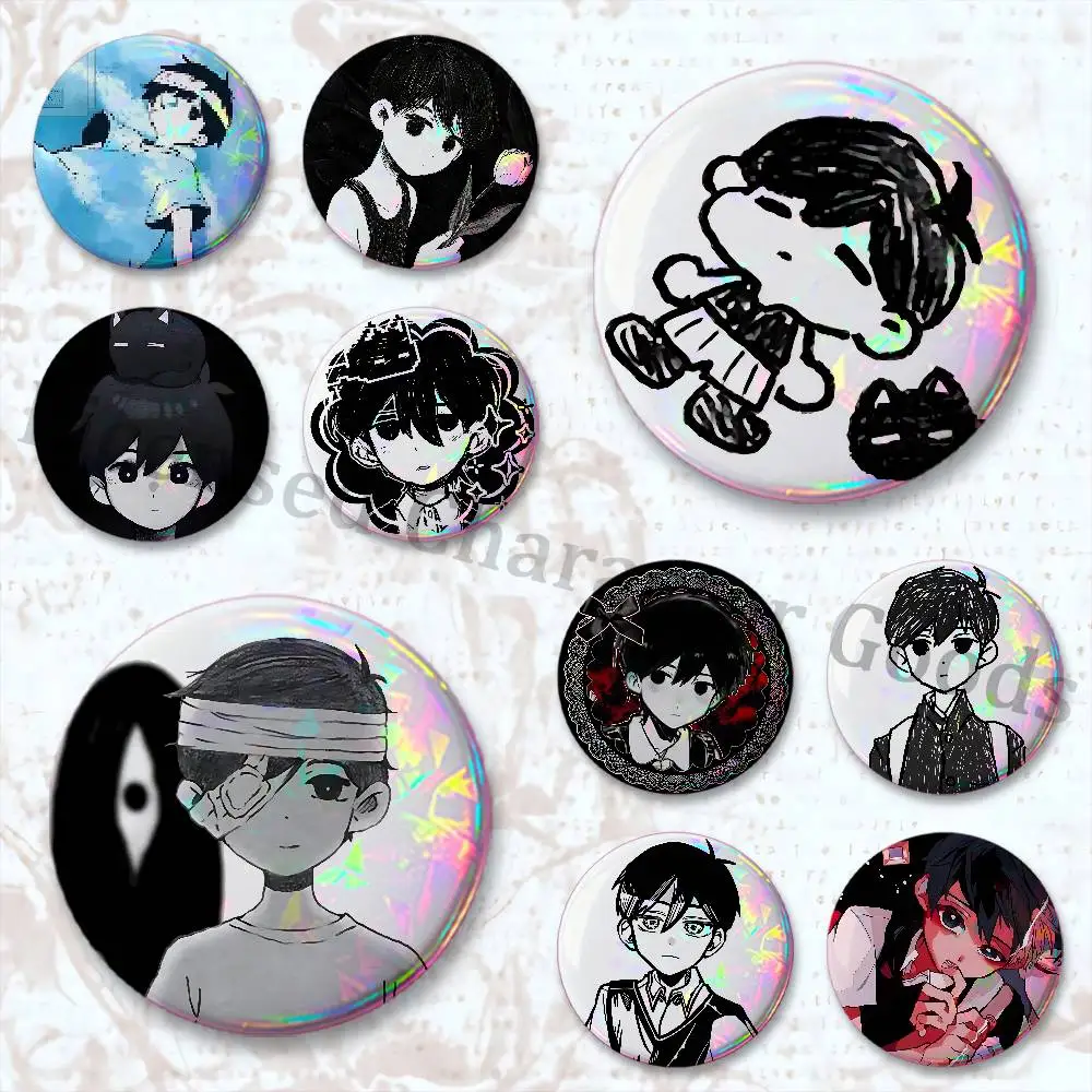 O-OMORI SUNNY Badges 25 32 44 58 75 mm Round Customizable Wholesale Fan goods Self-made fan freebies