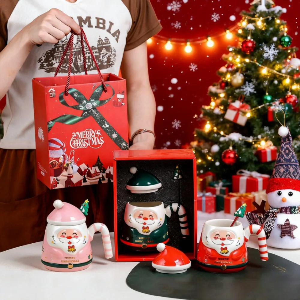 Kreative Geschenkbox für Weihnachtsmann-Tassen, Weihnachtsgeschenke, Keramikbecher, Souvenirs, Wasserbecher, Weihnachtsgeschenke
