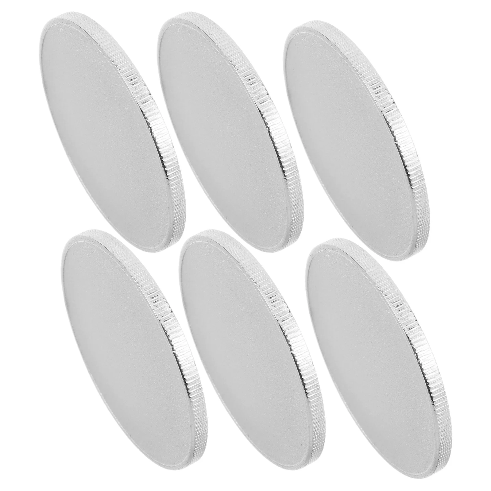 

6Pcs Round Blank Coin 40Mm Metal Engraving Blanks Alloy DIY Commemorative Coins for Crafting Engravable Metal Coin Supplies