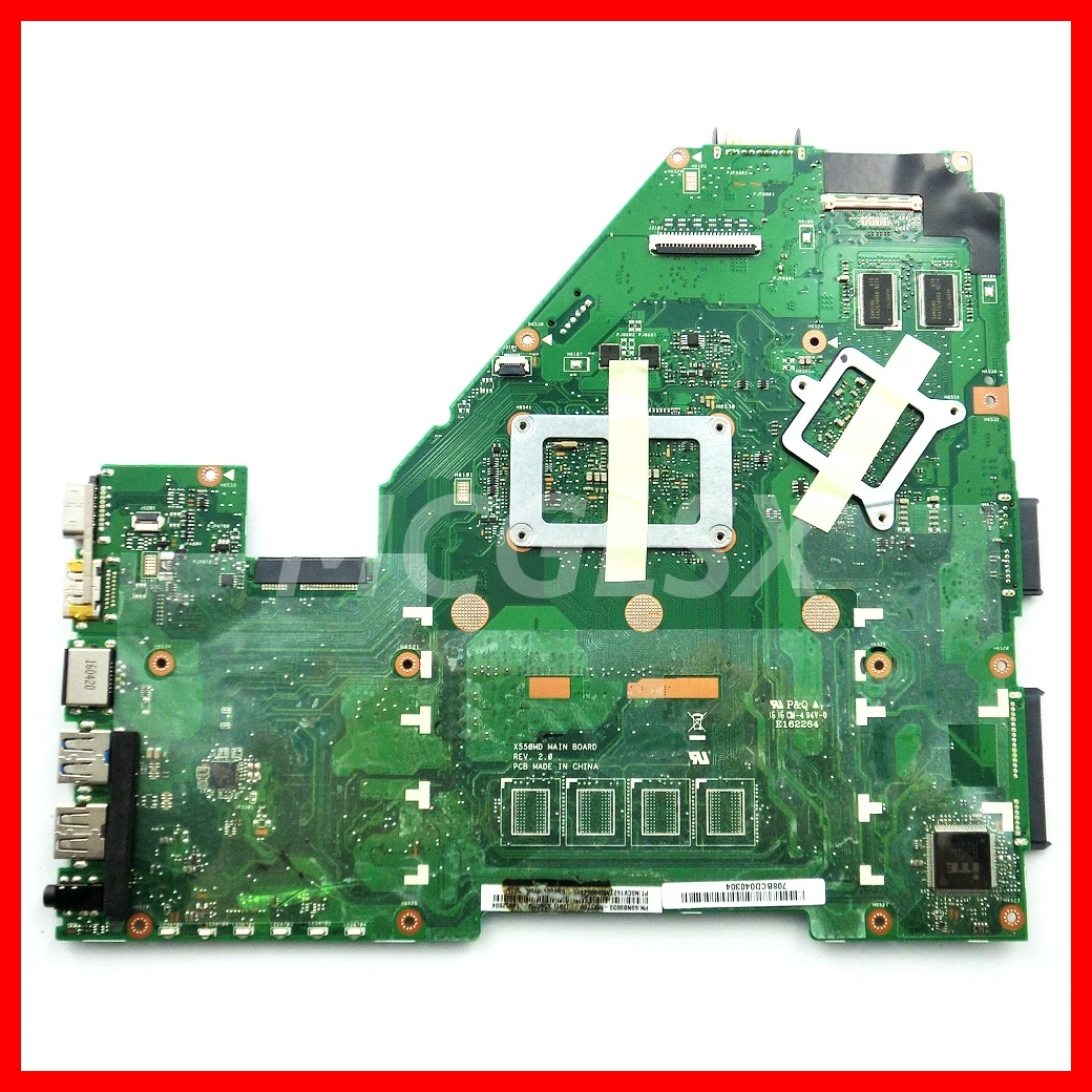 Imagem -02 - Placa-mãe para Laptop para Asus X550md com N2840 N3530 Cpu N3540 Gt820m Gt920m Gpu Mainboard para X550m X552m Y582m X550md X550mj