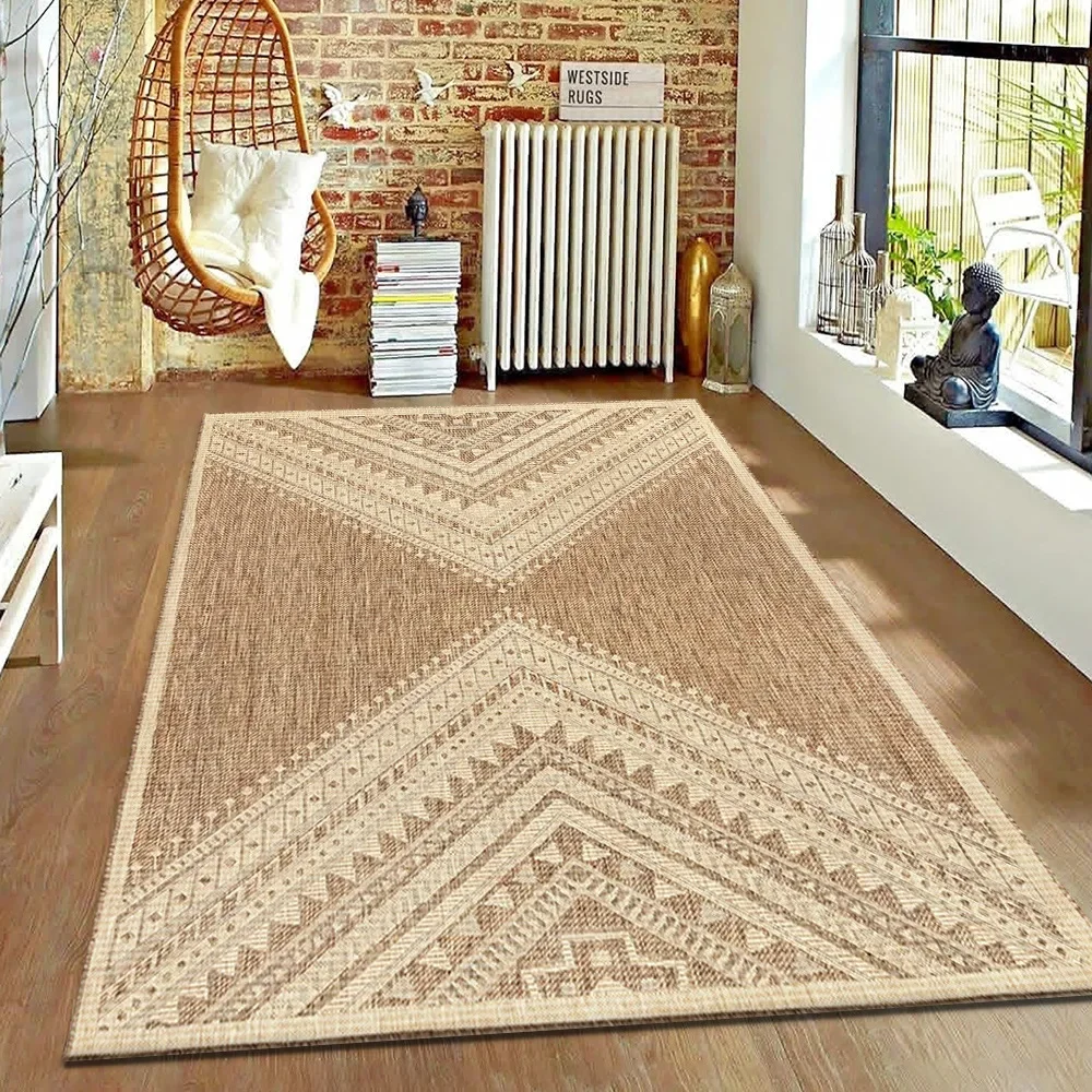 Nordic Style Retro Living Room Carpet Hotel Guest House Sofa Coffee Table Cushion Home Bedroom Non-Slip Bedside