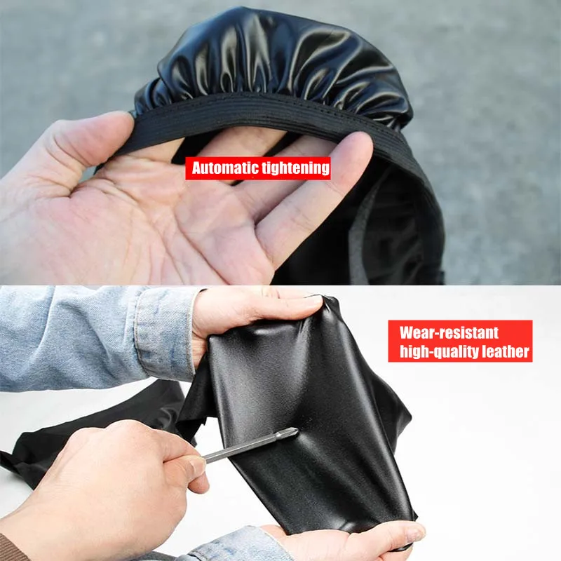 Motorcycle Seat Cover Elastic PU Leather Motorbike Seat Protector Cushion Waterproof Sunscreen Seat Cover For Small Motorcycles image 5