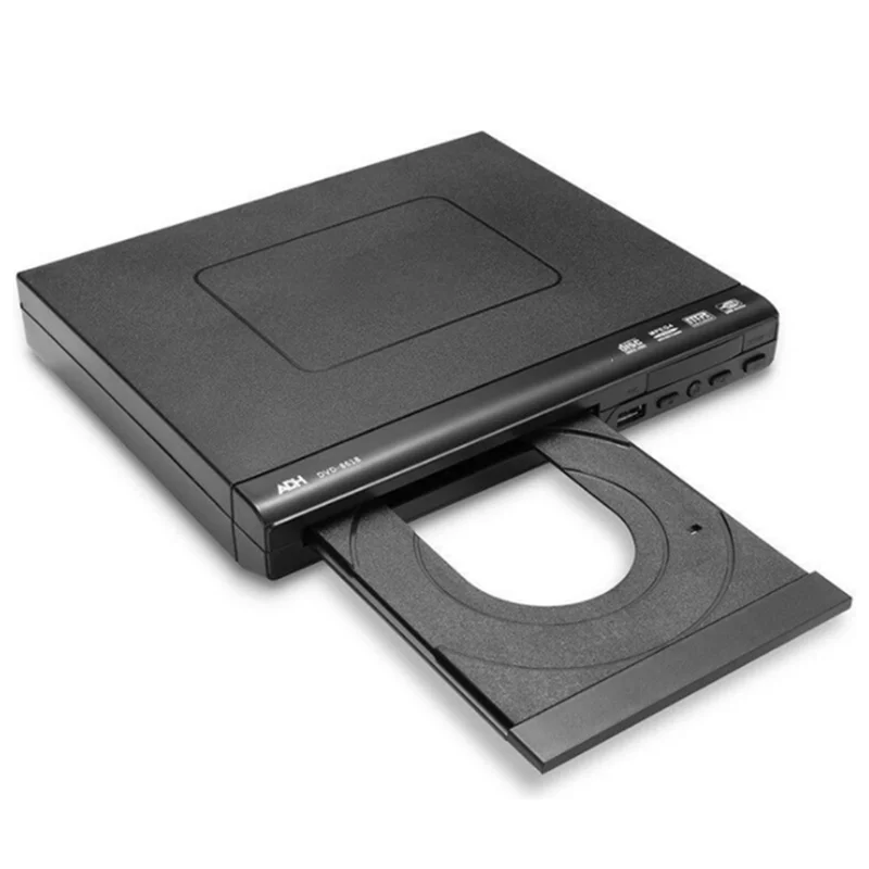 Odtwarzacz DVD FEDI-1080P do telewizora, stacjonarny, z wyjściem AV, USB, najwyższej jakości odtwarzacz dysków, wytrzymały, 2200W, wtyczka EU.