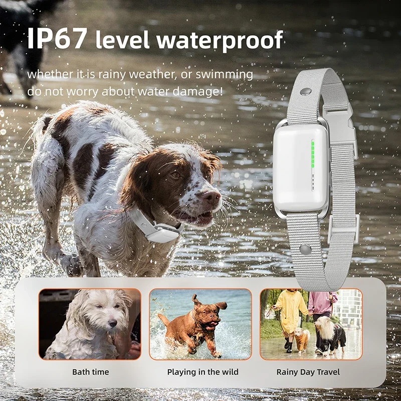 

zz Bark Dog Collar 5 Modes Collar Rechargeable Anti Bark Collar With 2 Shapes