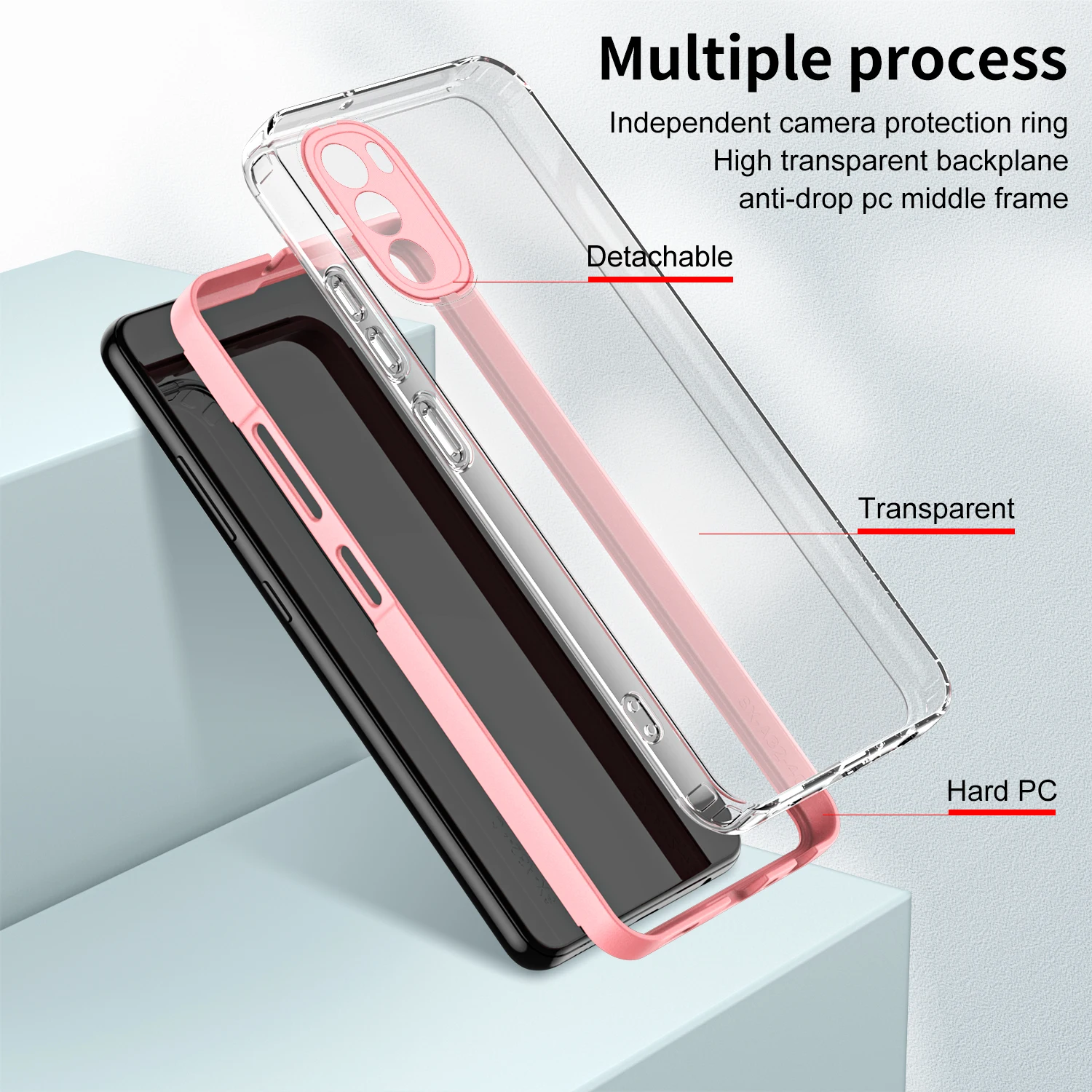 3 IN 1 Frame Clear Case for Motorola G31 G41 Luxury Transparent Soft Silicone Hard Shockproof Phone Cover MOTO G31 G41 G 31 41