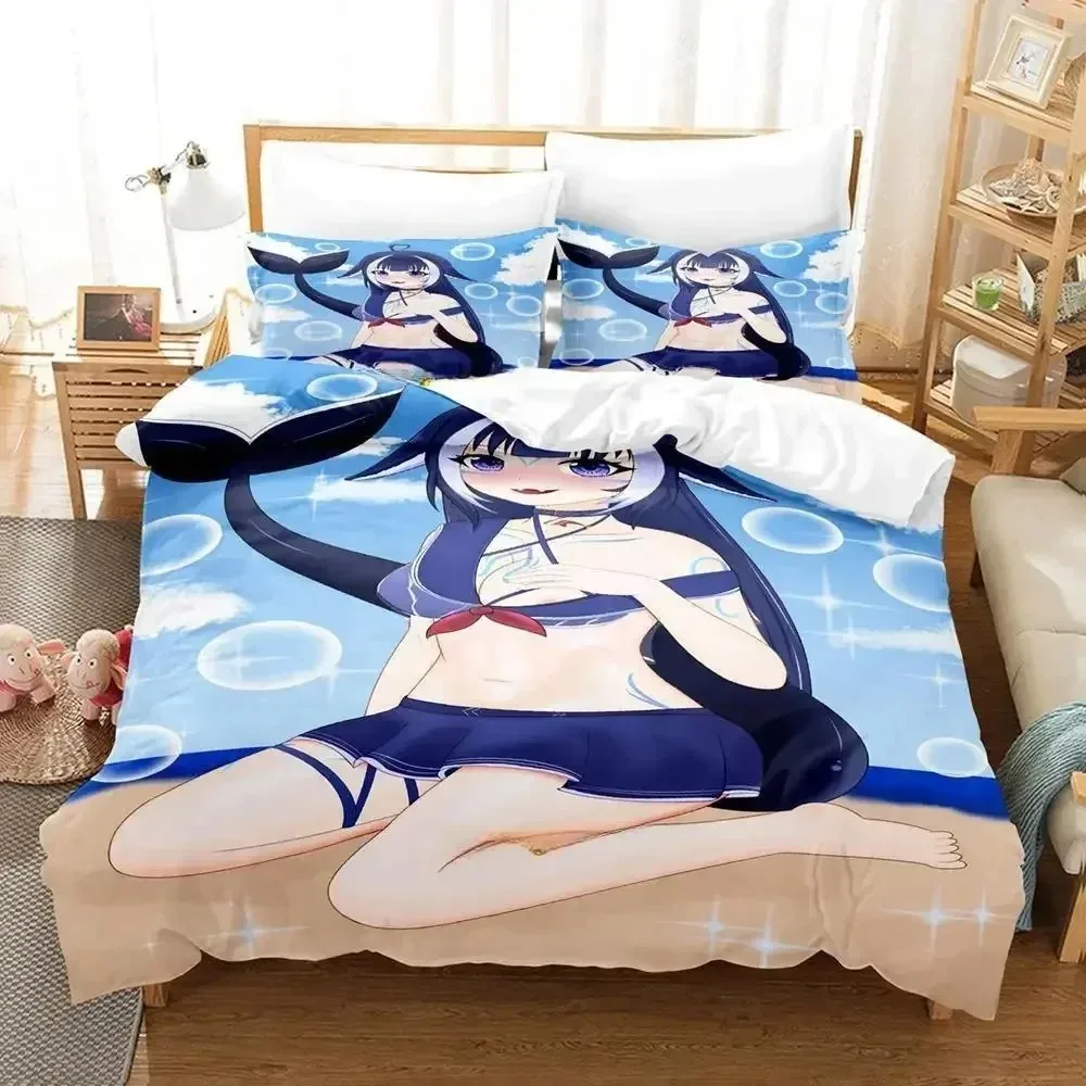 

New 3D Print Anime Kawaii Girls Shylily Bedding Set Bedroom Soft Modern Bedspreads Comefortable Duvet Cover Quilt Pillowcase