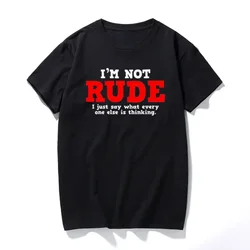 Rude Thinking Sarcastic TShirt Adult Humor Funny Graphic Tshirts Women Men Summer Casual Short-sleev Top Ropa Hombre Camisetas