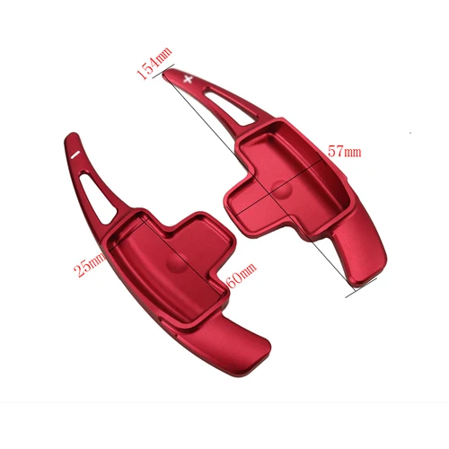 Imagen 2 del producto Palancas de cambio de paleta para volante de coche, extensión DSG para Mercedes Benz A B M clase W176 W246 GLK SLK CLA GLA, pegatina de estilo