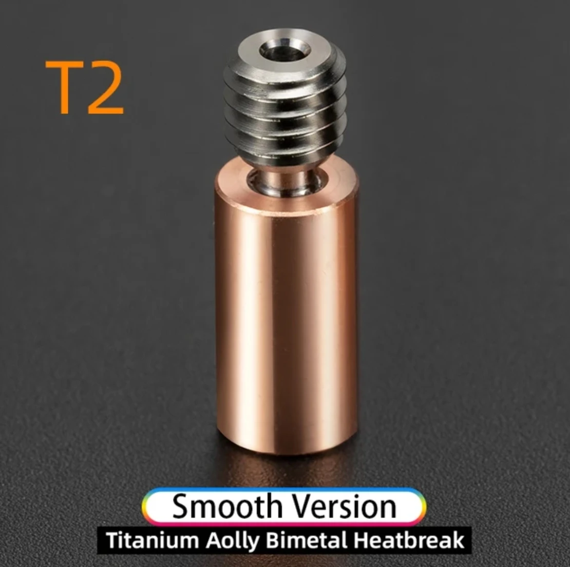 Bimetall-Heatbreak-Rohr für Creality Ender 3/3 S1/CR10/CR10S Pro, Kupfer & Titan Hochtemperatur-Heatbreak 1,75mm Filament – Detail 2